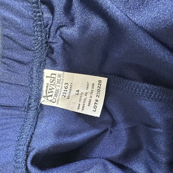 A Wish Come True Size Adult L Blue Sequin Dance Costume Hip Hop Jacket Pants - Picture 11 of 14